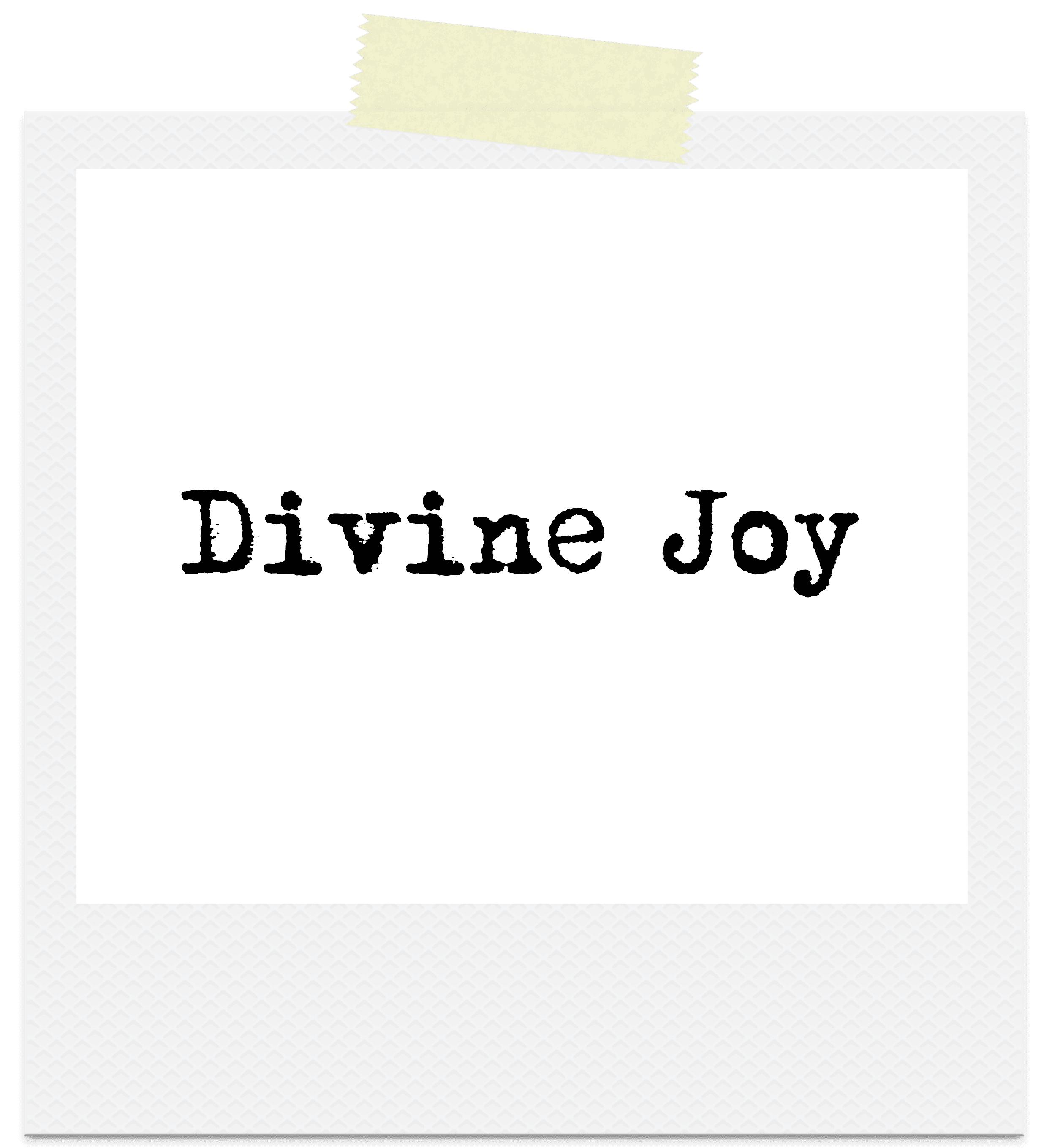Divine Joy reverse side